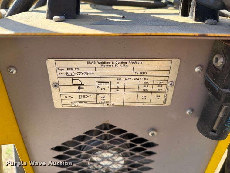 image for item FM8024 ESAB 821 plasma cutter