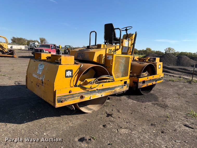 image for item FN1530 1993 Ingersoll Rand DD-65 double drum vibratory roller