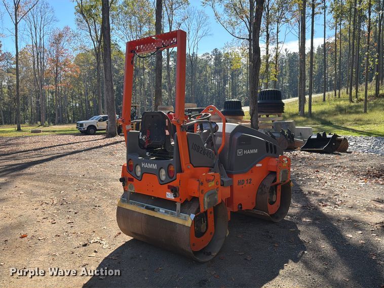 image for item FN2074 2018 Hamm HD12 VV double drum vibratory roller