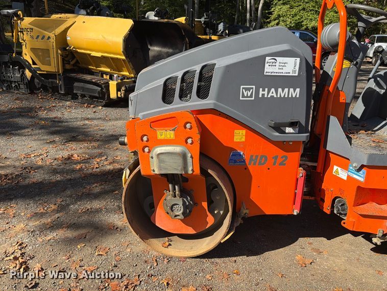 image for item FN2074 2018 Hamm HD12 VV double drum vibratory roller