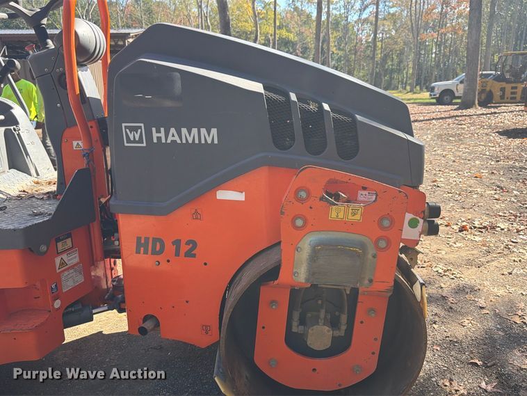image for item FN2074 2018 Hamm HD12 VV double drum vibratory roller