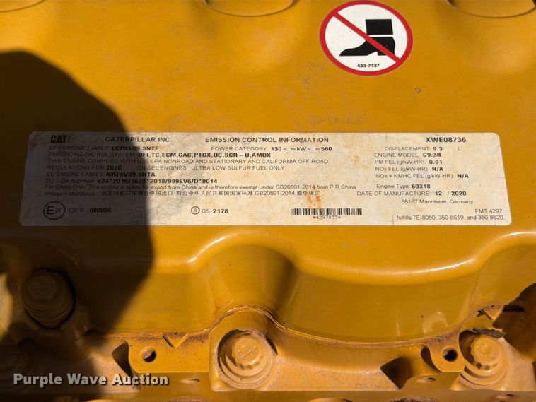 image for item FN2076 2021 Caterpillar 336 excavator