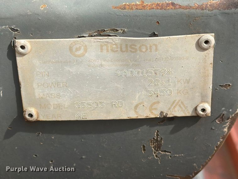 image for item FN2661 Mustang G3503 RD mini excavator