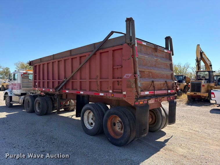 image for item FN5889 2000 Warren Inc. SFS2654 end dump trailer