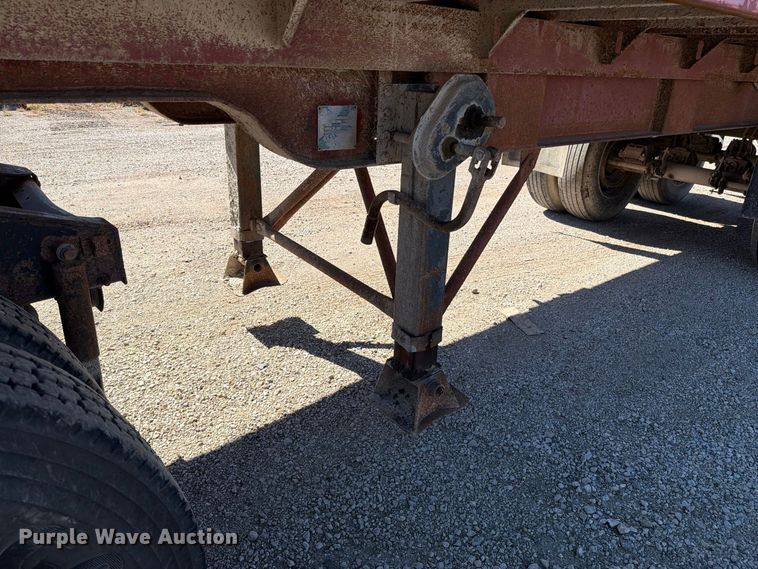 image for item FN5889 2000 Warren Inc. SFS2654 end dump trailer
