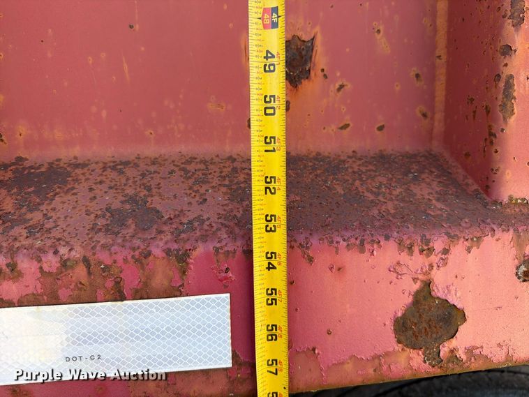 image for item FN5889 2000 Warren Inc. SFS2654 end dump trailer