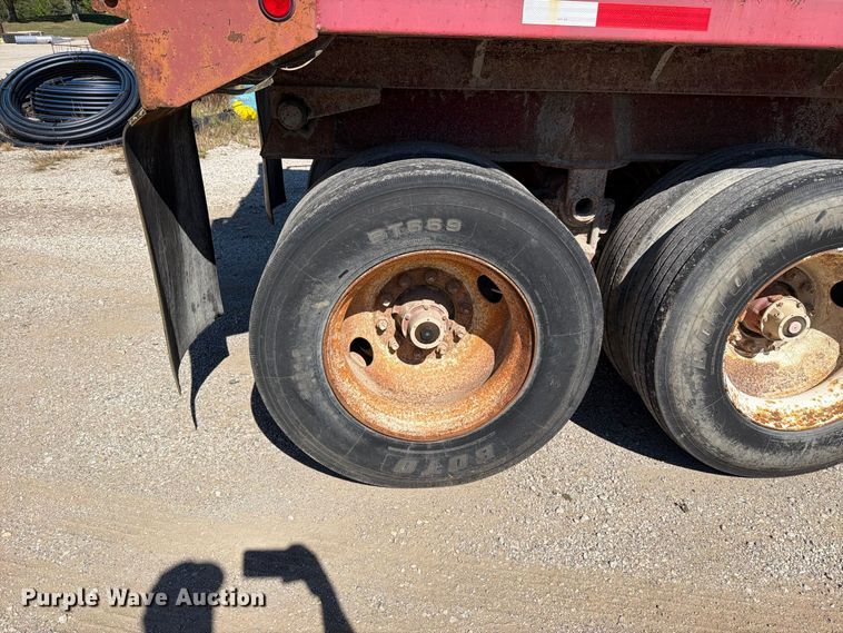 image for item FN5889 2000 Warren Inc. SFS2654 end dump trailer