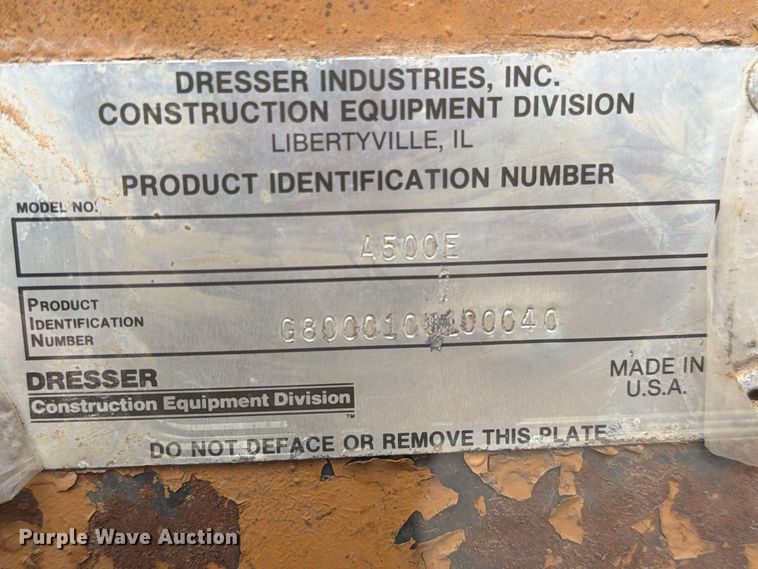 image for item FN5935 1987 Dresser A500E motor grader
