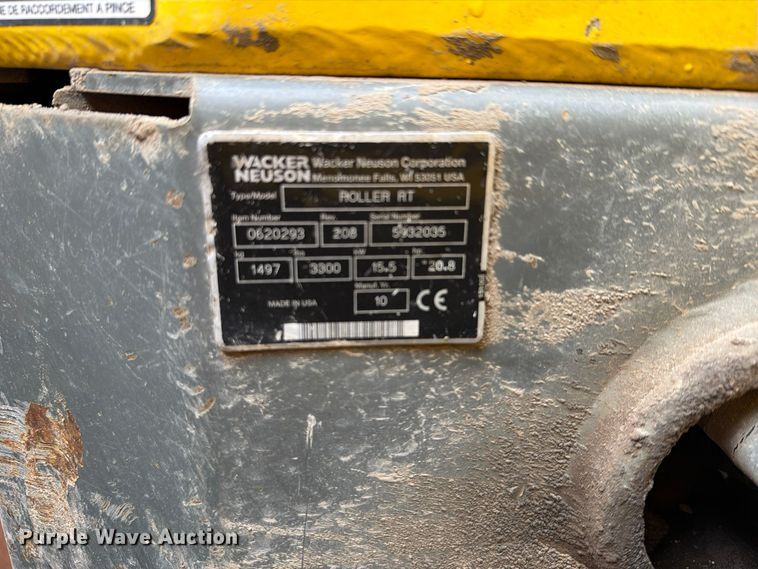 image for item FN5954 (3) Wacker Neuson compactors