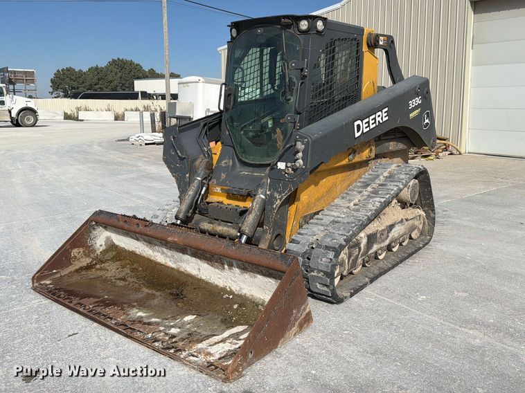 image for item FP3165 2018 John Deere 333G tracked skid steer loader