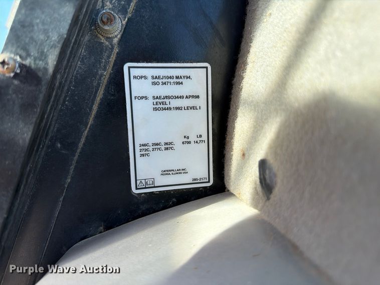 image for item FP3179 2007 Caterpillar 272C skid steer loader