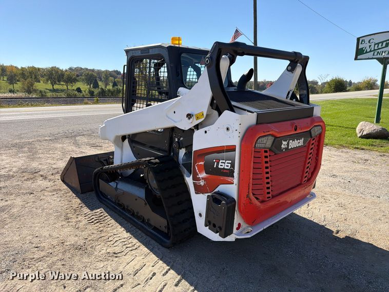 image for item FP3184 2021 Bobcat T66 tracked skid steer loader
