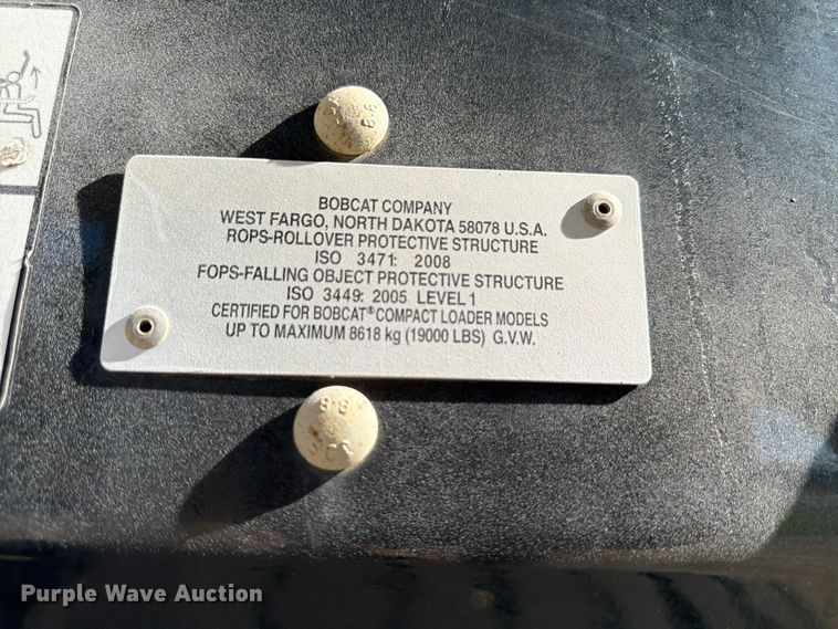 image for item FP3184 2021 Bobcat T66 tracked skid steer loader