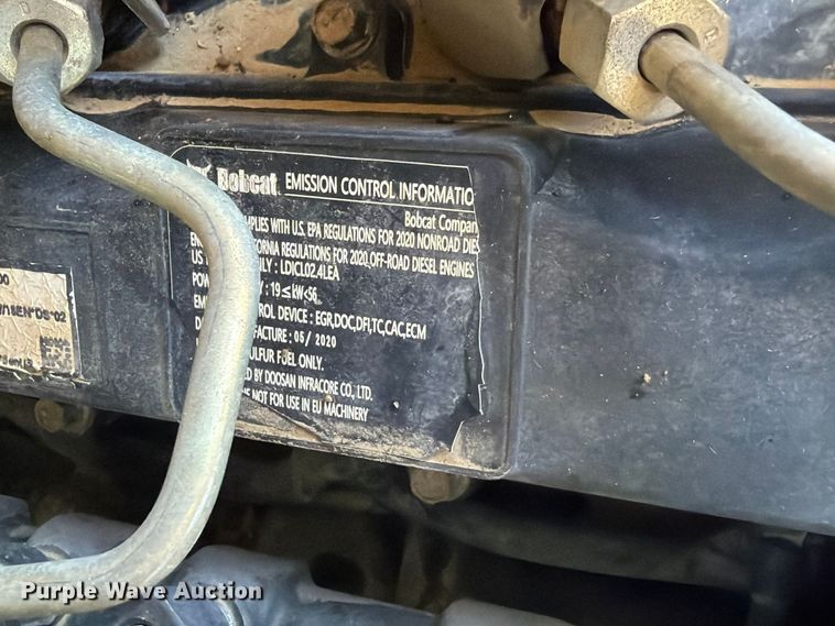image for item FP3184 2021 Bobcat T66 tracked skid steer loader