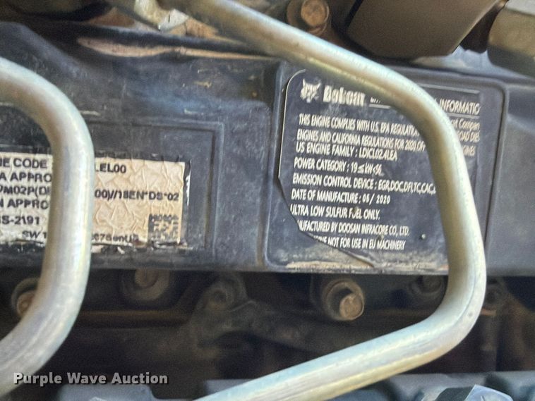 image for item FP3184 2021 Bobcat T66 tracked skid steer loader