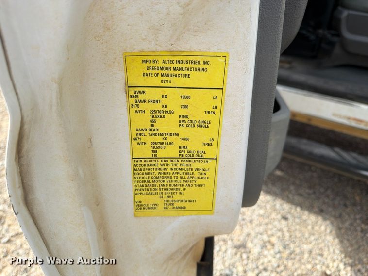 2015 Ford F550 Super Duty XL