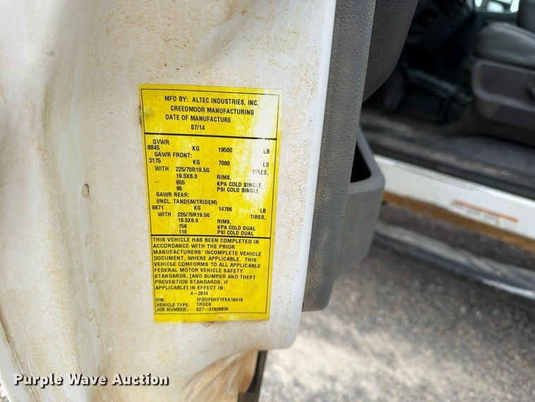 2015 Ford F550 Super Duty XL