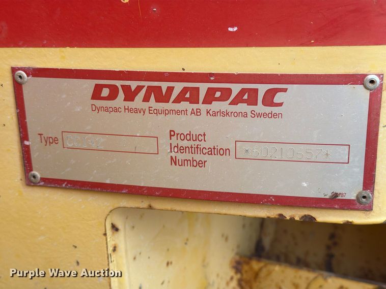 image for item FT6984 1995 Dynapac CC142 double drum vibratory roller