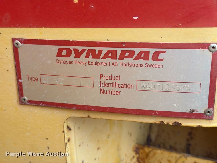 image for item FT6984 1995 Dynapac CC142 double drum vibratory roller