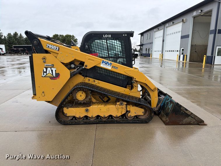 image for item FT6994 2023 Caterpillar 299D3 tracked skid steer loader