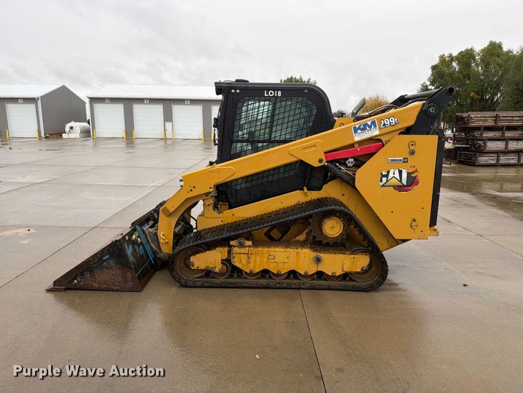 image for item FT6994 2023 Caterpillar 299D3 tracked skid steer loader