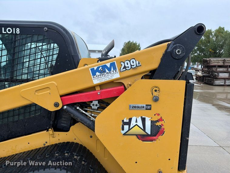 image for item FT6994 2023 Caterpillar 299D3 tracked skid steer loader