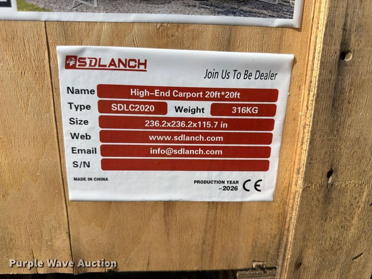 image for item FU0611 2026 Sdlanch SDLC2020 carport