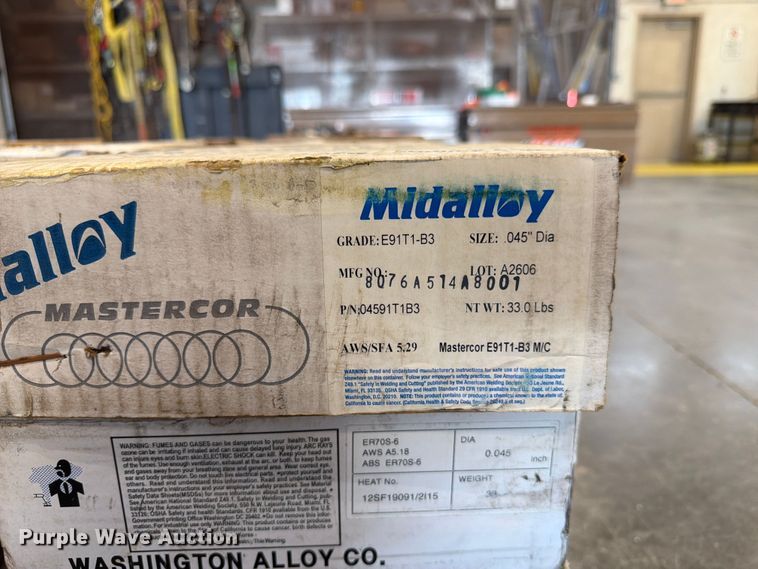 image for item FU0617 Approximately 35 boxes of welding wire