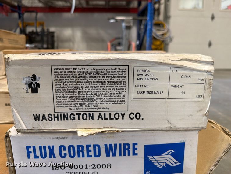 image for item FU0617 Approximately 35 boxes of welding wire