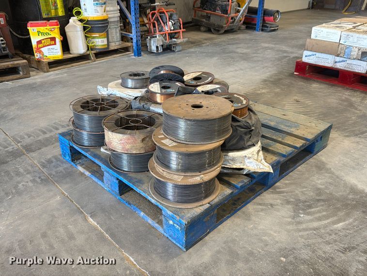 Approximately (26) spools of welding wire in Lincoln, NE | Item FU0619 ...