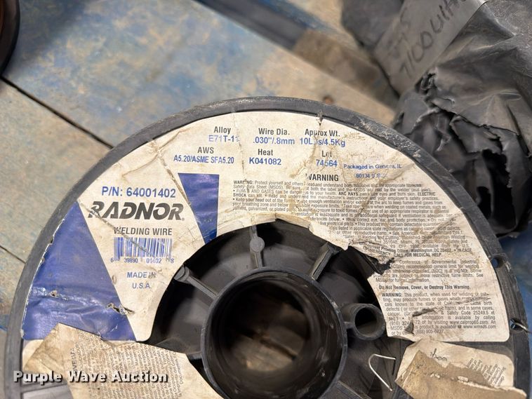 image for item FU0619 Approximately (26) spools of welding wire