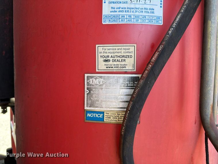 image for item FU6001 2006 International 7600 crane truck
