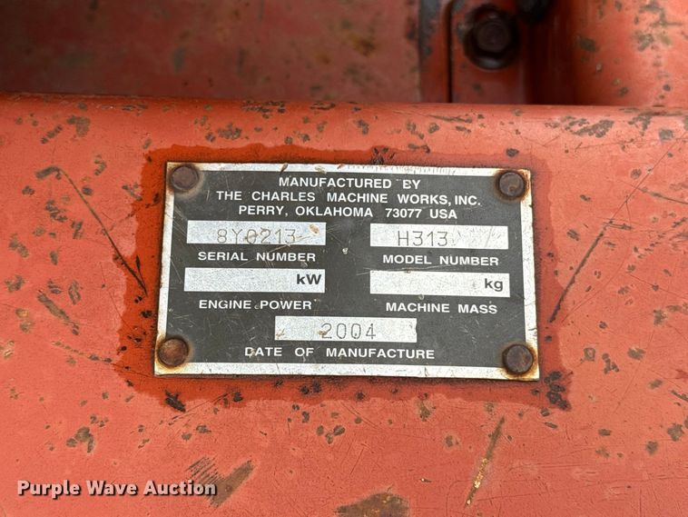 image for item FV2012 2004 Ditch Witch 3700DD trencher