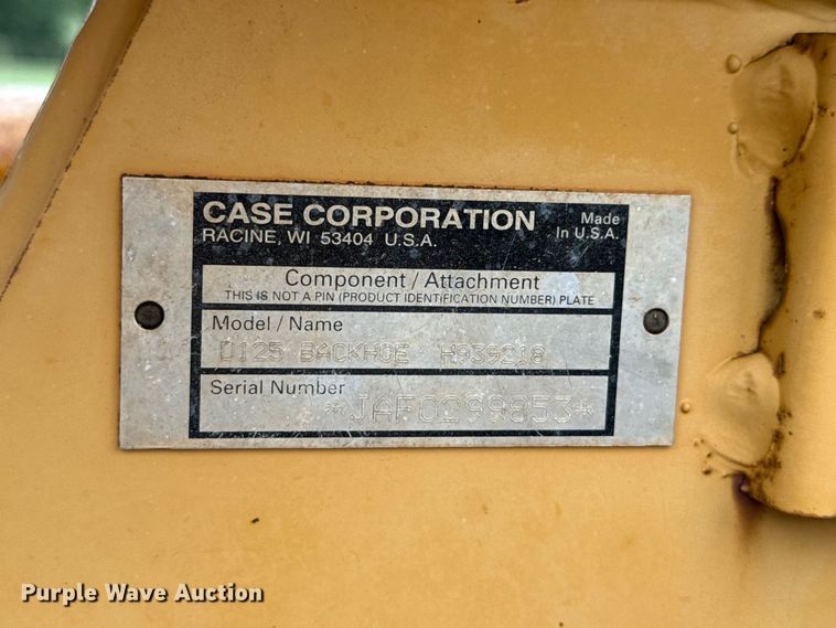 image for item FV2028 1999 Case 560 trencher