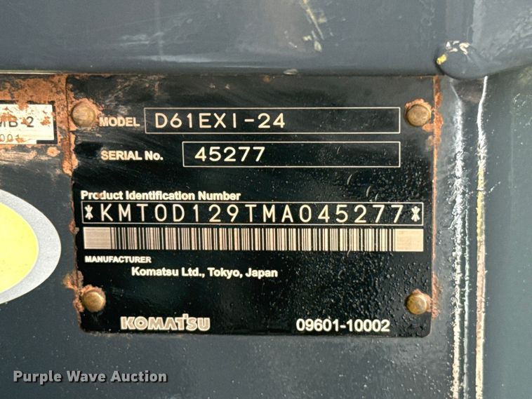 image for item FV2119 2022 Komatsu D61EXi-24 dozer