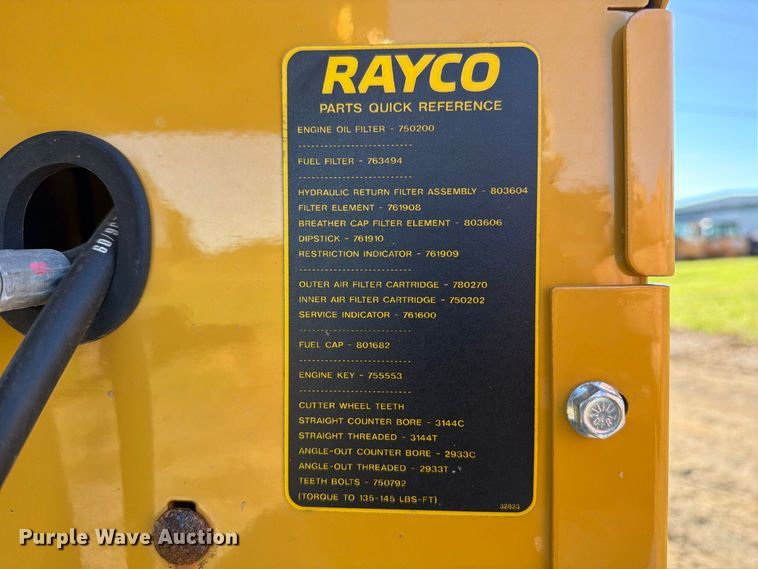 image for item FV4503 2023 Rayco RG37 stump grinder