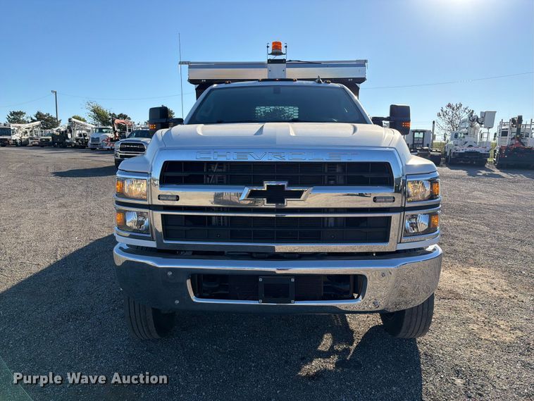 image for item FW3530 2022 Chevrolet Silverado 5500HD Crew Cab dump truck