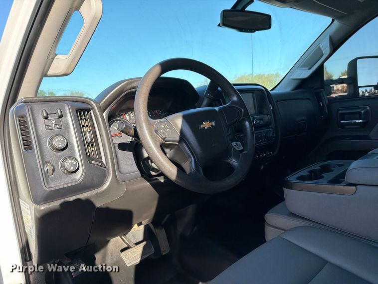 image for item FW3530 2022 Chevrolet Silverado 5500HD Crew Cab dump truck