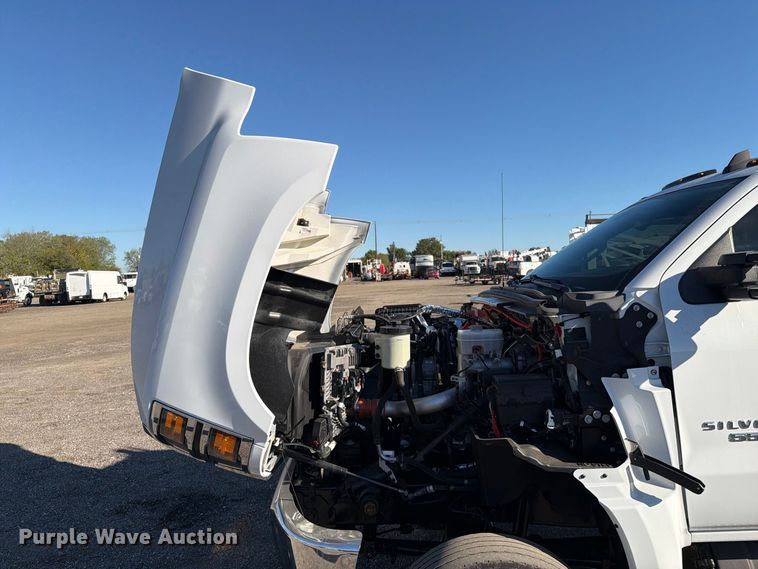image for item FW3530 2022 Chevrolet Silverado 5500HD Crew Cab dump truck