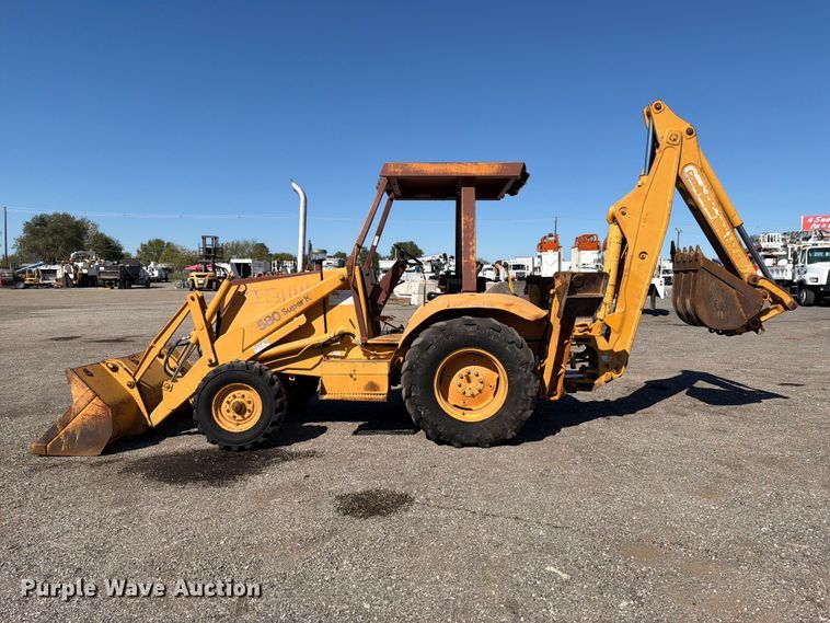 image for item FW3545 1993 Case 580 Super K backhoe