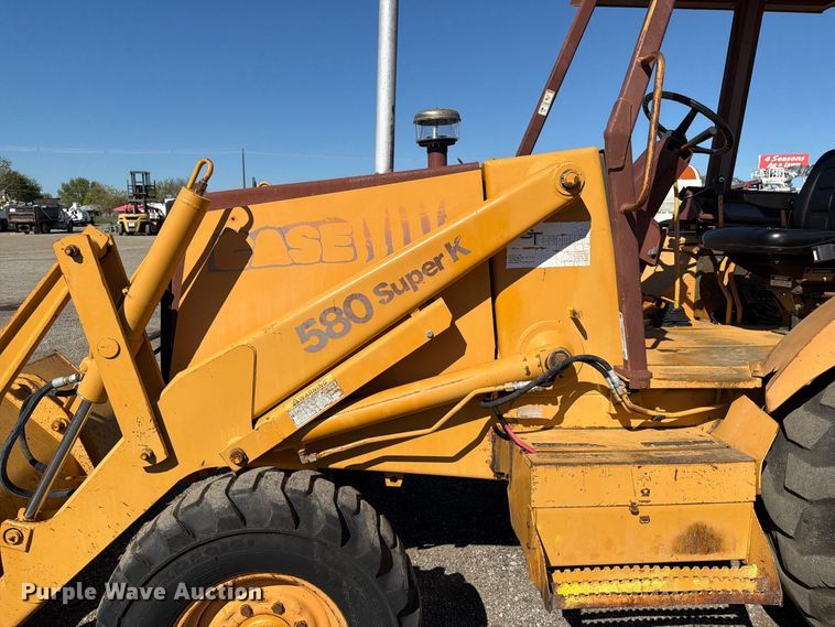 image for item FW3545 1993 Case 580 Super K backhoe