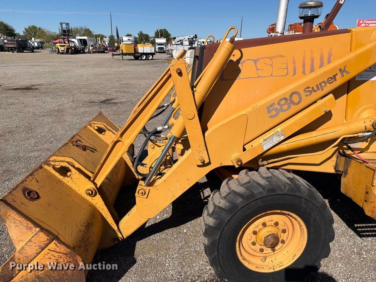 image for item FW3545 1993 Case 580 Super K backhoe