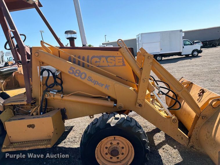 image for item FW3545 1993 Case 580 Super K backhoe
