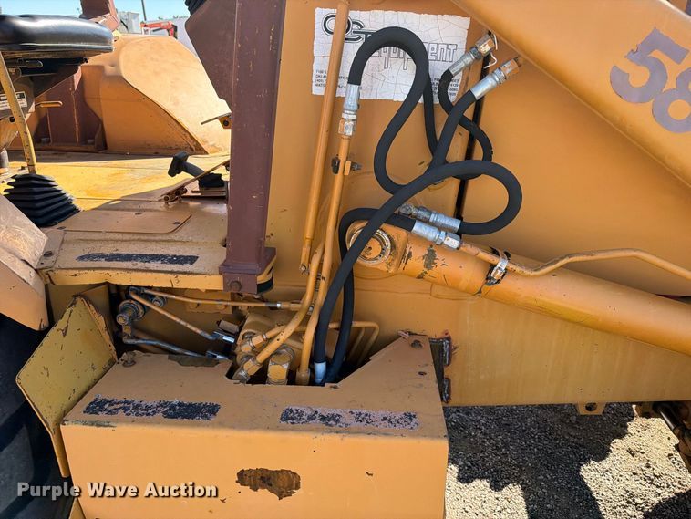 image for item FW3545 1993 Case 580 Super K backhoe