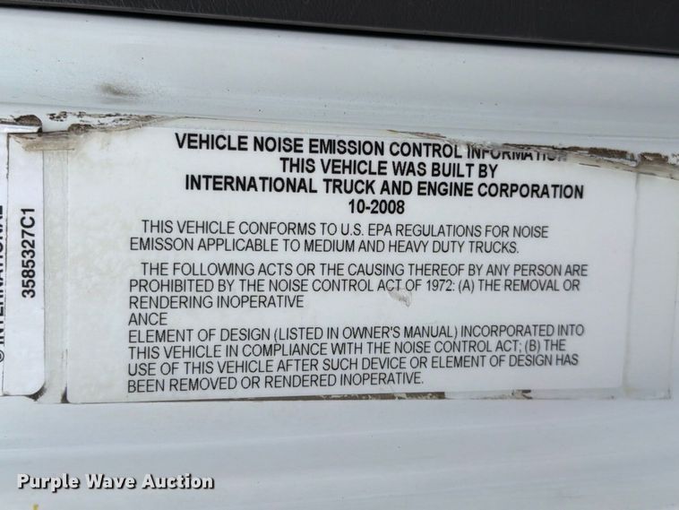 image for item FW3562 2009 International WorkStar 7500 Crew Cab crane truck