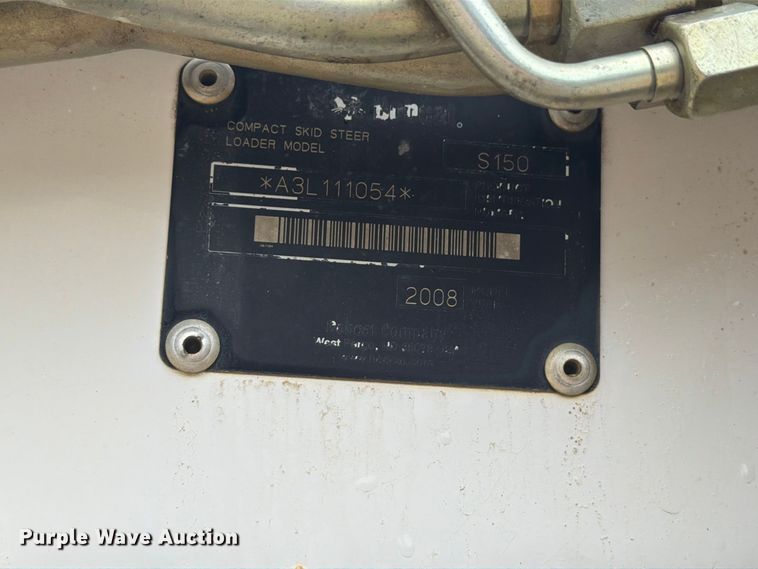 image for item OE9734 2008 Bobcat S150 skid steer loader