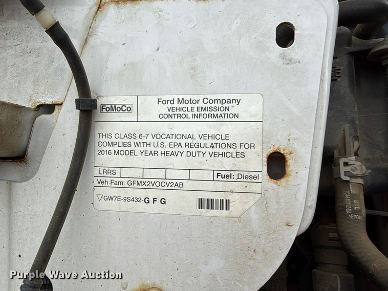 image for item YA4735 2016 Ford F750 Super Duty forestry bucket truck