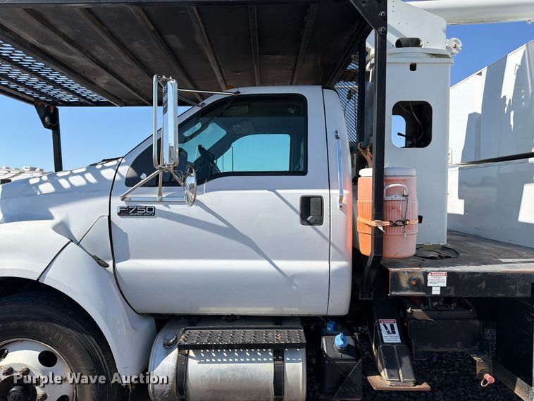 image for item YA4859 2015 Ford F750 Super Duty forestry bucket truck