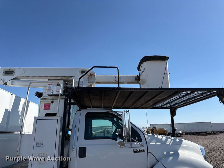 image for item YA4859 2015 Ford F750 Super Duty forestry bucket truck