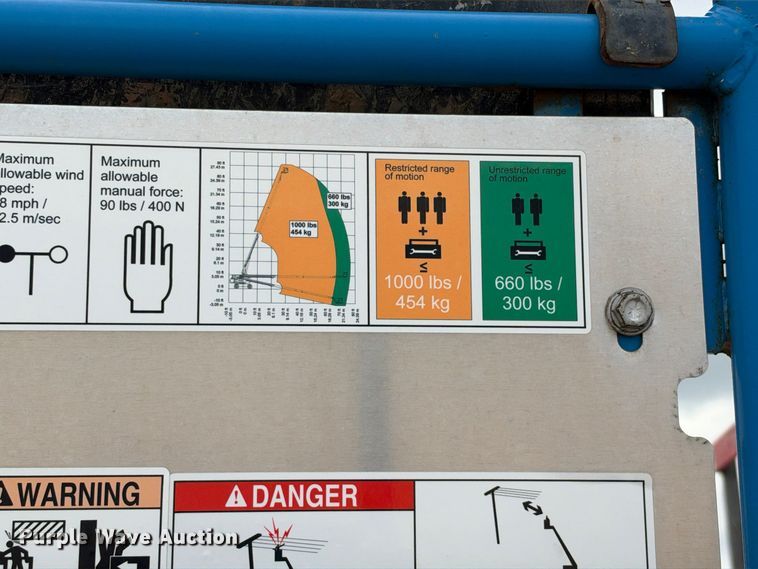 image for item YA5082 Genie S-85XC boom lift